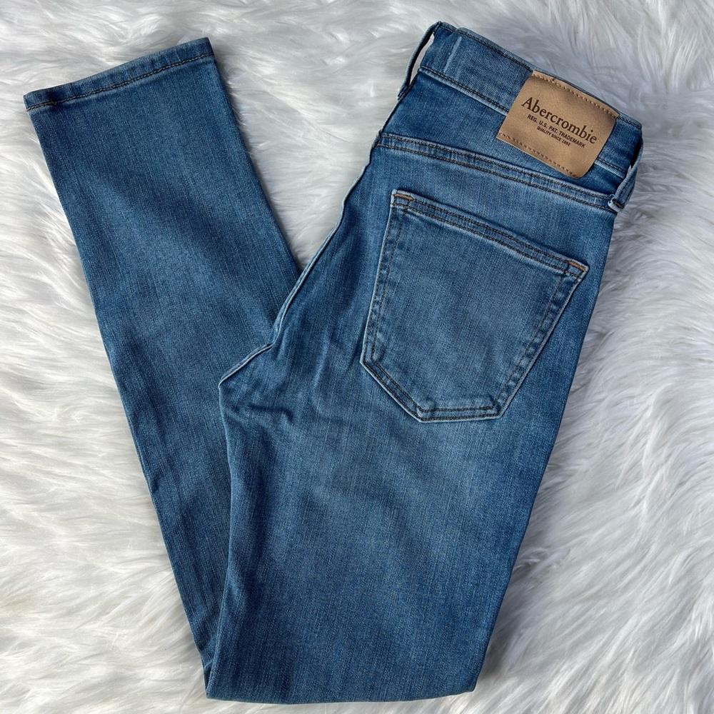 Abercrombie Kids Light Blue‎ Taper Jeans